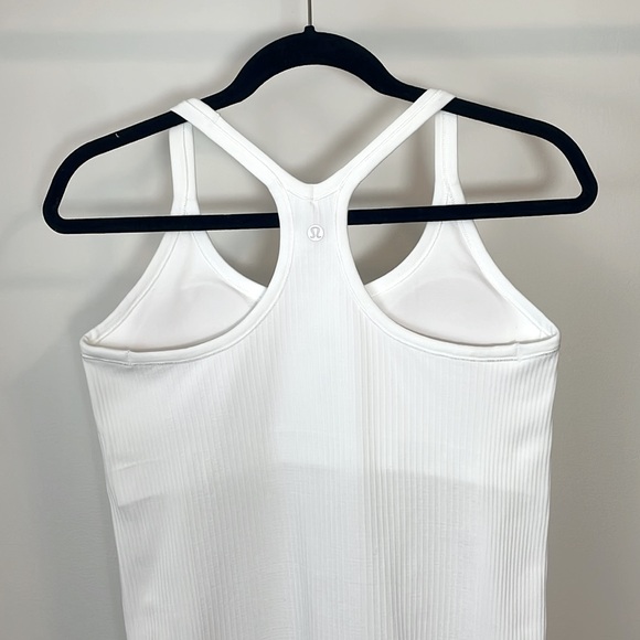 Lululemon Athletica White Ribbed Tank Top - Picture 5 of 8